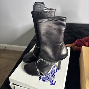 Burberry Zipper Heels